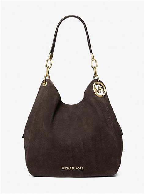 michael kors lilly bag|lillie large suede shoulder bag.